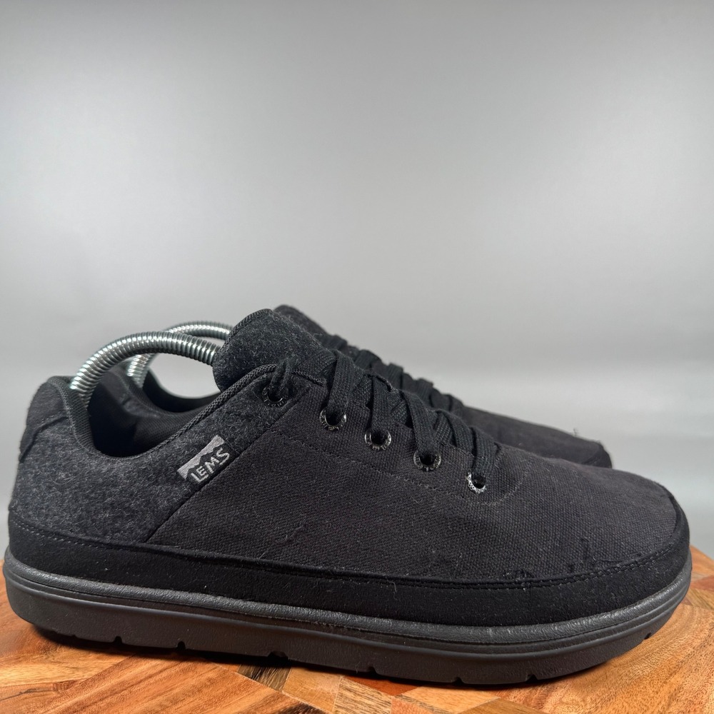 Lems Chillum Blackjack Black Minimalist Barefoot Shoes Mens 9.5 Womens 11